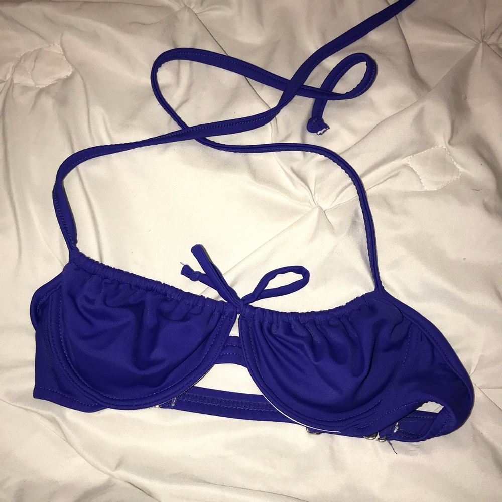 Venus blue bikini top cup size B